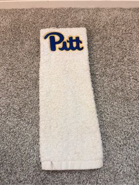 Branded White Small Pet Towel - Soft Absorbent